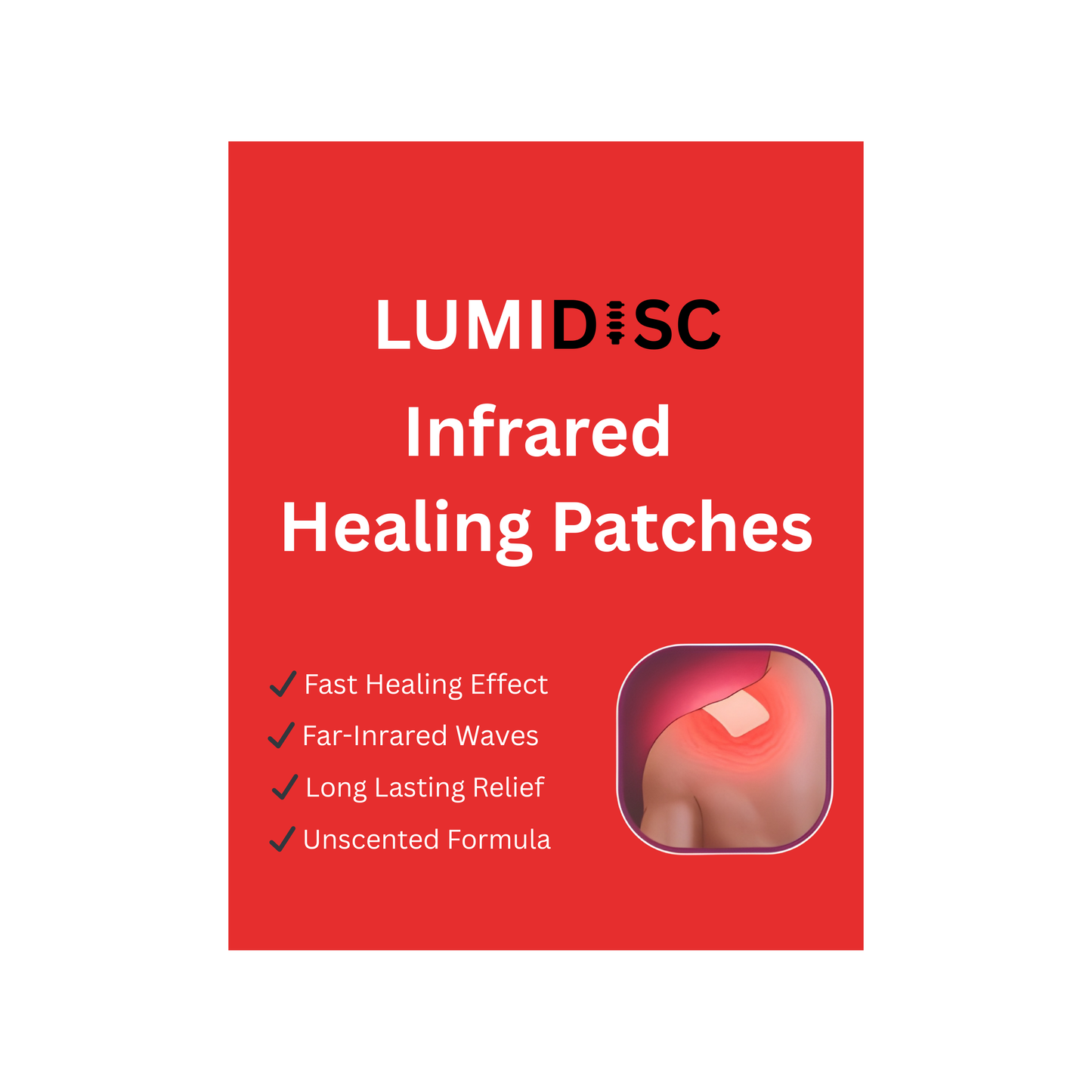 FREE Infrared Healing Patches – Pain Relief Patches for Muscles, Joints & Back